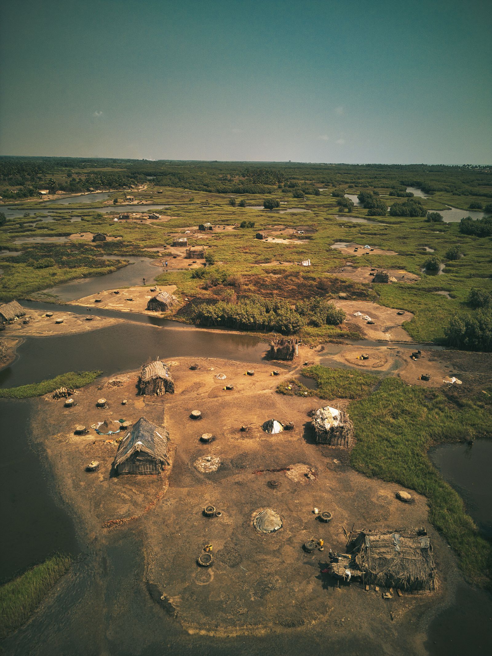 Paysage et architecture &agrave; Ouidah, B&eacute;nin