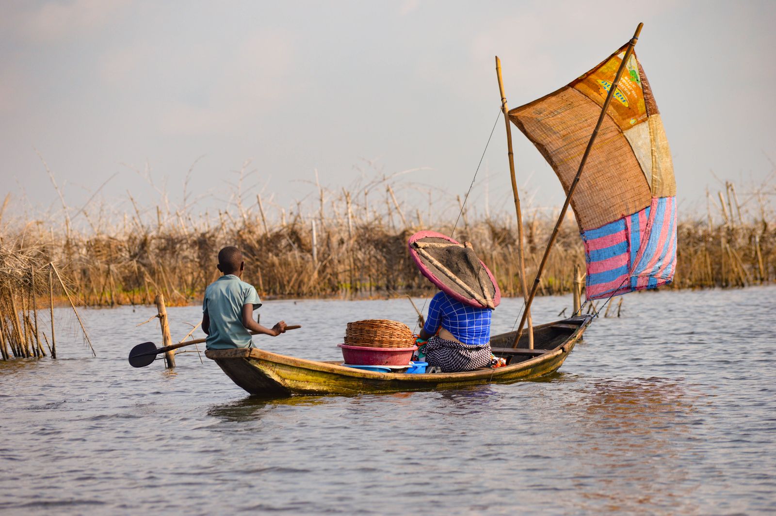 Balade en pirogue &agrave; Ganvi&eacute;