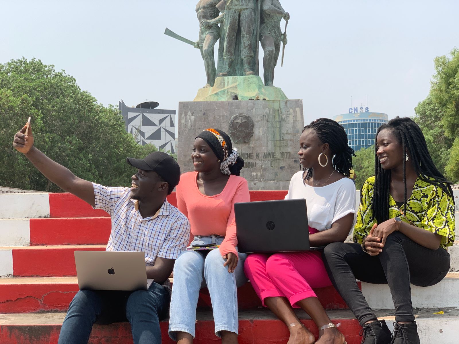 Visiteurs &agrave; Cotonou, B&eacute;nin